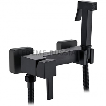 Смеситель с гигиенич.душем L 5398-7 В черный