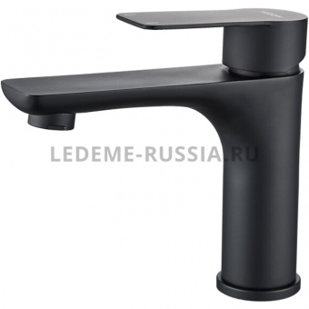 Смеситель д/умывальника L 71018-B чёрный