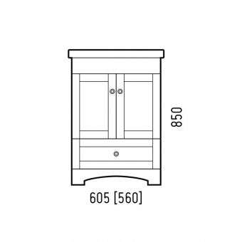 Тумба Техас 60 напольн.