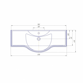 Раковина Классик 120 см