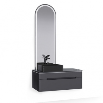 Тумба Shine 100 подв.антрацит с МФУ*