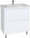 Тумба МАНХЭТТЕН 70см напольн.2ящ.(белый матовый)