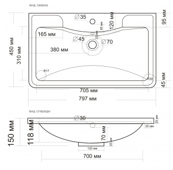 Тумба Остин 100 напольн.бел.soft плюс
