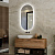 Зеркало ABBER Kontur AG6302S 55*105 холод.посв.