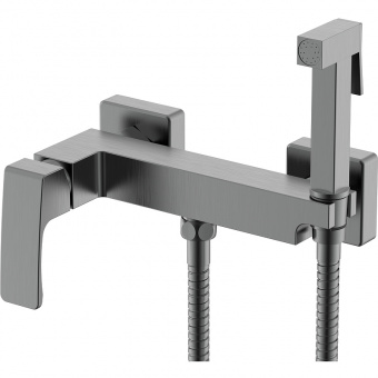 Cмеситель с гигиенич.душем R01.51.09 графит