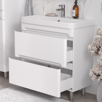 Тумба Nice 80.2Y-05 напольн.бел.