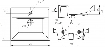 Раковина Енисей 50 