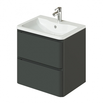 Тумба Roberto 60 подв.графит Итана+рак.Adelina 60