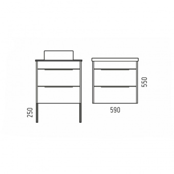 Тумба Форест 60 Z2 подв.