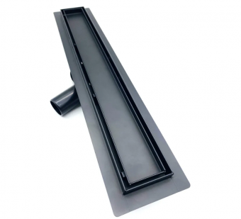 Трап с гор.вып.п/кладку 40см TIM(BAD554002ВК) черный