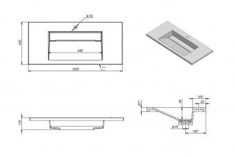 Раковина Uperwood Next Premium 100