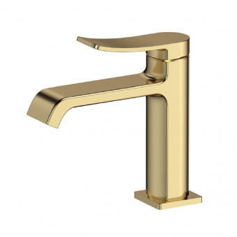 Смеситель д/умывальника S31.10.03 сатин золотой