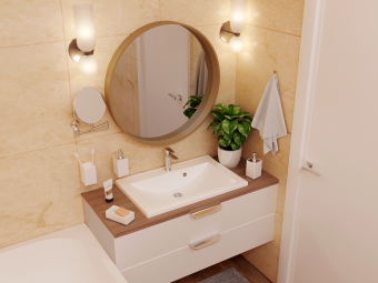 Раковина Paola Рома(Roma) 70 см