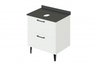 Тумба Nais 70 напол.бел.мат.Итана(рак.Adelina 70)