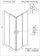 Душевой уголок Veconi 90*90 RV-101B(RV101B-90-01-C4) черный 4мм