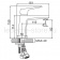 Смеситель д/умывальника L1081 В черный