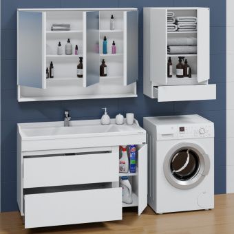 Тумба Марс 120 см напольн. 2ящ.1дв.