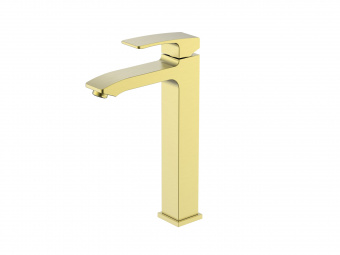 Смеситель д/умывальника R01.15.03 сатин зол.