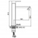 Смеситель д/умывальника L1133 B черный