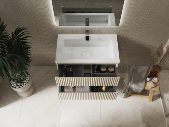 Тумба Coste 80 подв.светло-коричневая