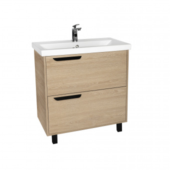 Тумба Кёльн 80 напольн.2ящ.светлое дерево