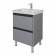 Тумба Luxury Plus 60 подв/напольн.серый базальт 
