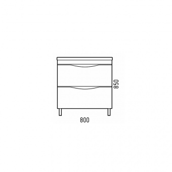 Тумба Лиана 80 напольн.