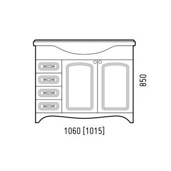Тумба Классика 105