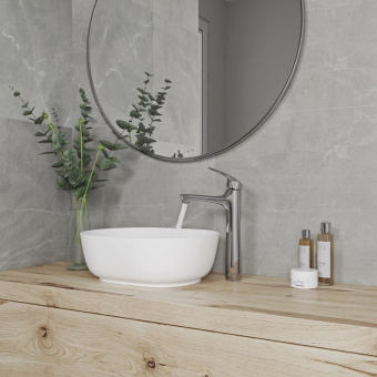 Смеситель д/умывальника LM 0409C LINARA высок.