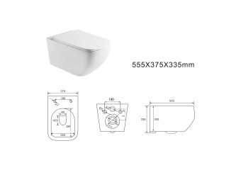 Унитаз подв.Медея Aquatek AQ1537T-00 (555*375*335) торнадо