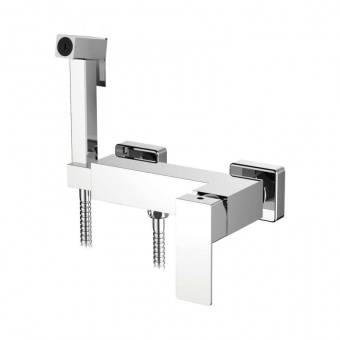 Смеситель с гигиенич.душем L 75225 нерж.