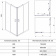 Душевой уголок Veconi 100*80 RV-14 (RV14-10080-01-C5)черный 6мм