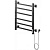 Полотенцесушитель NIKA STEP I (У) 60/50 элект.(RAL9005) черн.мат.