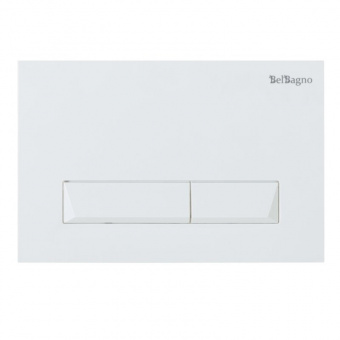 Кнопка смыва BelBagno Marmi BB009-MR-Bianco белая