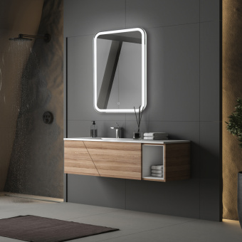 Зеркало ABBER See AG6105S 55*80 холод.посв.