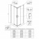 Душевой уголок Veconi 80*80 RV-50B(RV50B-8080-05-C8) 6мм чер.тонир.