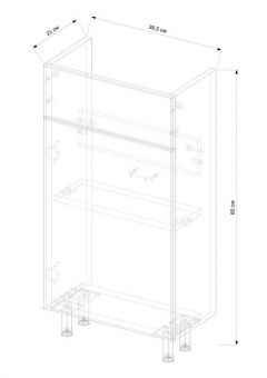 Тумба Cleo 40 напольн.