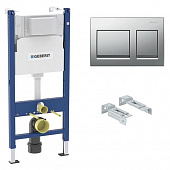 Инсталляция Geberit + кнопка Alpha35 хром