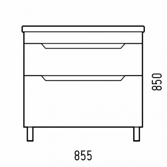 Тумба Юта 85 Z2 напольн.