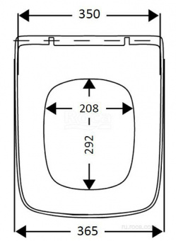 Сиденье д/унитаза Debba Roca (арт.7.8019.D.000.4)