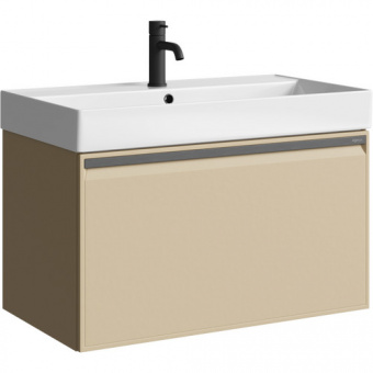 Тумба Pure 80 T8/KS подв.капучино светлый (рак.Вилис 810)