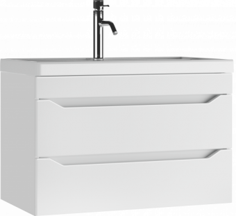 Тумба Ева 80 подв.бел.2ящ.