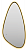 Зеркало VENUS 600*1200 капля нейтр.св.