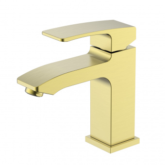 Смеситель д/умывальника R01.10.03 сатин золот.