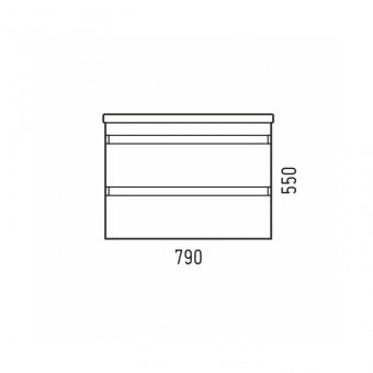 Тумба Сэнди 80 Z2 подв.