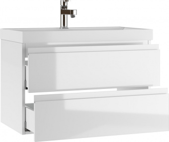 Тумба Graffo 80 подв.2ящ.бел.гл.