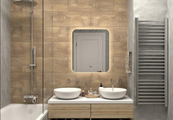 Зеркало Burzhe ECO 600*800 бесконт.сенсор