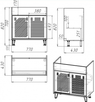 Тумба Geneva 80 
