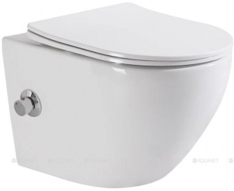 Унитаз подв.с биде BelBagno Uno BB3105CHR-BS/SC