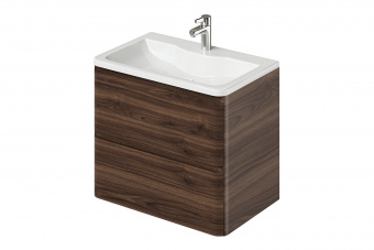 Тумба Roberto 70 подв.орех пекан шоколад Итана+рак.Adelina 70